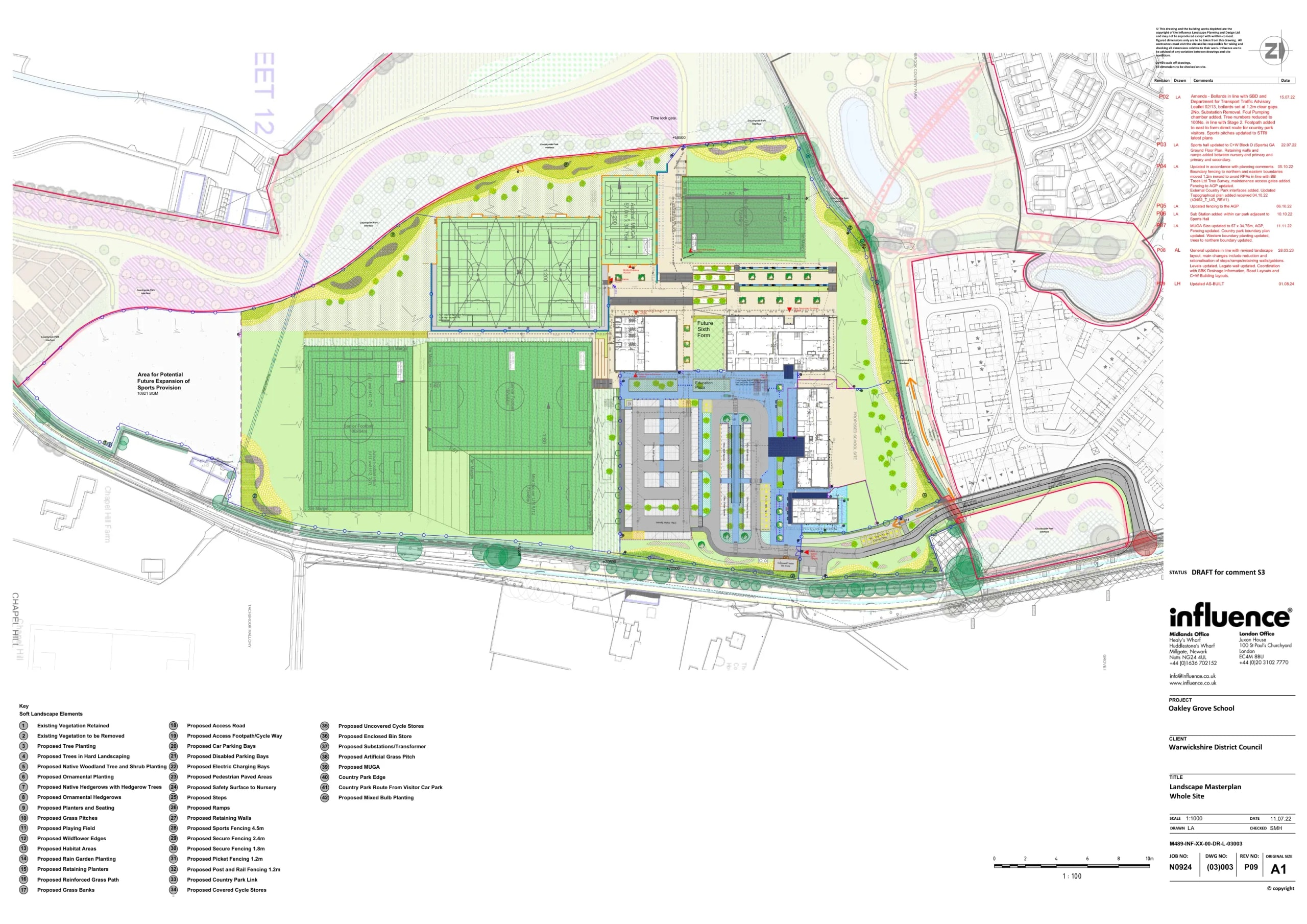 Oakley Grove All Through School — Masterplan