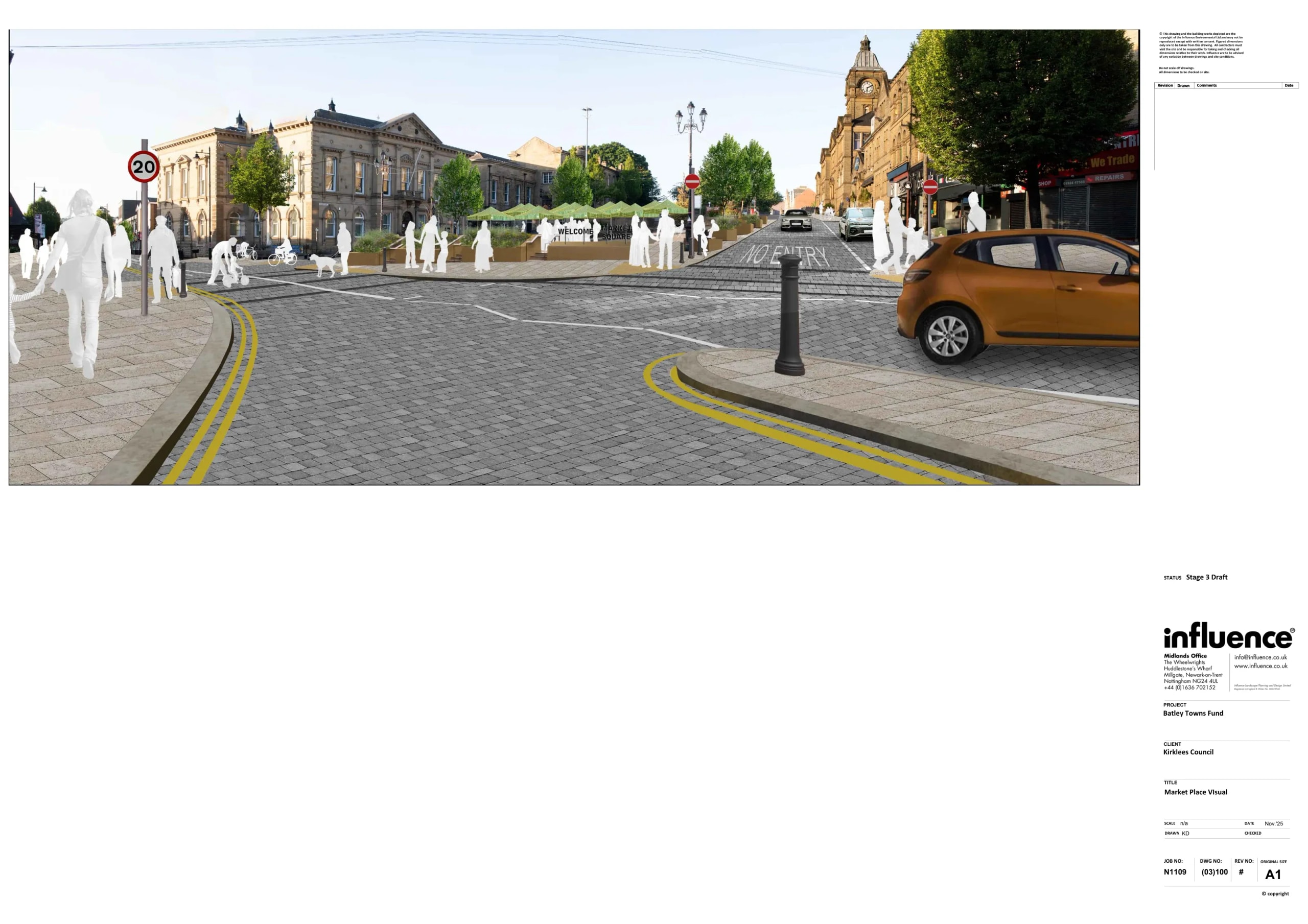Batley Town Centre — N1109(03)100# Market Place Visual
