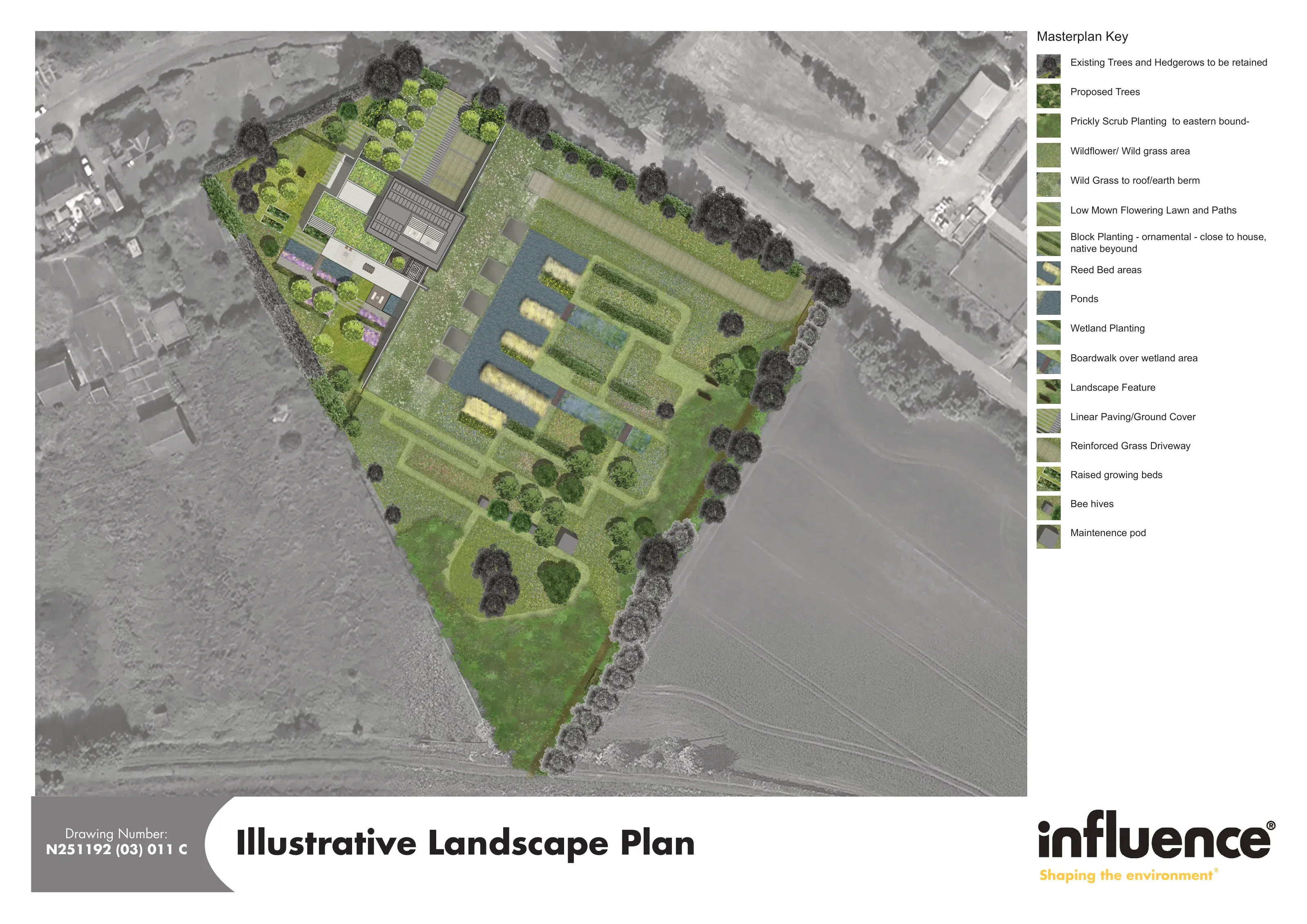 Redmile Paragraph 84 House — Illustrative Landscape Plan