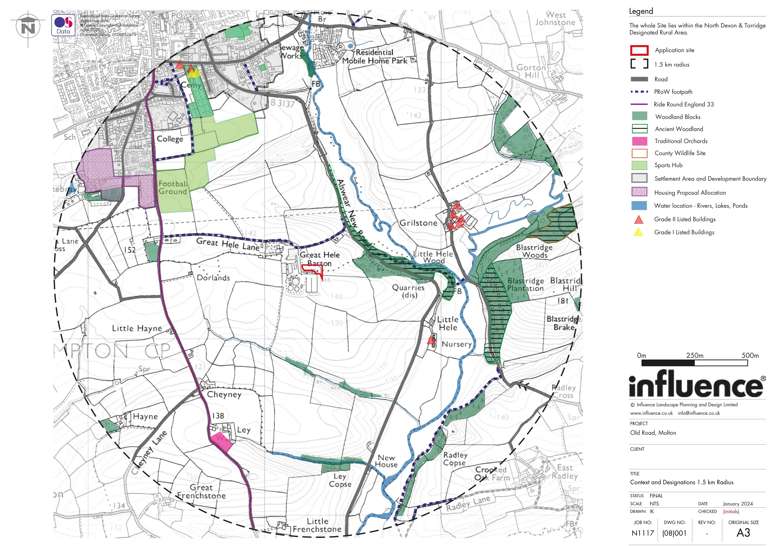 South Molton Anaerobic Digestion Facility — Context & Designations