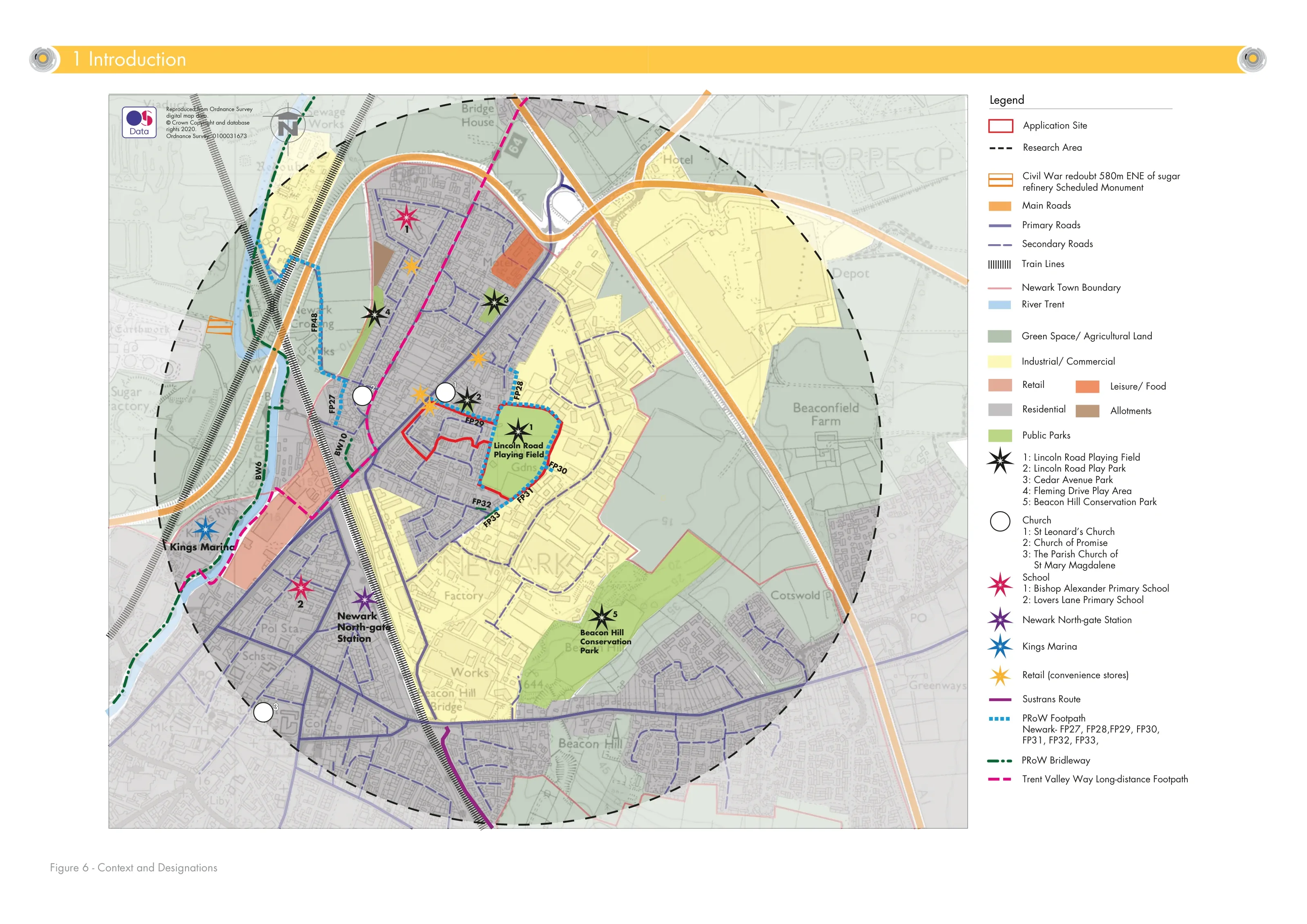 Yorke Drive Regeneration — Landscape Context and Designations - Page from Landscape DAS